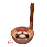 Maxbell Copper Noodle Pot Portable Sturdy Saucepan for Family Gathering Camping Home A