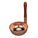 Maxbell Copper Noodle Pot Portable Sturdy Saucepan for Family Gathering Camping Home A