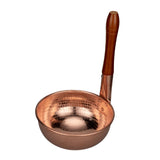 Maxbell Copper Noodle Pot Portable Sturdy Saucepan for Family Gathering Camping Home A