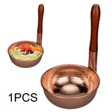 Maxbell Copper Noodle Pot Portable Sturdy Saucepan for Family Gathering Camping Home A