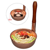 Maxbell Copper Noodle Pot Portable Sturdy Saucepan for Family Gathering Camping Home A