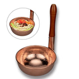 Maxbell Copper Noodle Pot Portable Sturdy Saucepan for Family Gathering Camping Home A