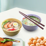 Maxbell Noodle Bowls Kitchen Serving Bowl Fruit Bowl for Kitchen Prep Picnic Birthday 4 pieces