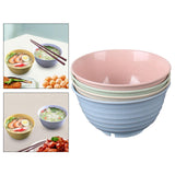 Maxbell Noodle Bowls Kitchen Serving Bowl Fruit Bowl for Kitchen Prep Picnic Birthday 4 pieces