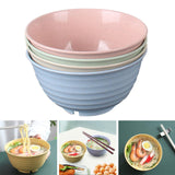 Maxbell Noodle Bowls Kitchen Serving Bowl Fruit Bowl for Kitchen Prep Picnic Birthday 4 pieces