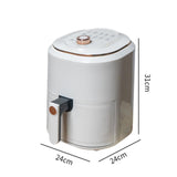 Maxbell Air Fryer 7.5L Countertop Easy to Clean Nonstick for Meat French Fries Party