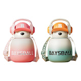 Maxbell Bear Water Bottle 650ml Drinking Bottle for Summer Outdoor Activities Travel Green