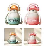 Maxbell Bear Water Bottle 650ml Drinking Bottle for Summer Outdoor Activities Travel Green