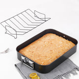 Maxbell Rectangular Roaster with Rack Bakeware Dish for Chicken Meat Roasting Turkey