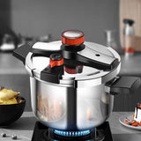 Maxbell Stovetop Pressure Cooker Thickened Pressure Pot for Camping Family Household 4L