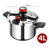 Maxbell Stovetop Pressure Cooker Thickened Pressure Pot for Camping Family Household 4L