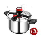 Maxbell Stovetop Pressure Cooker Thickened Pressure Pot for Camping Family Household 12L