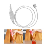 Maxbell Brewing Siphon Hose Sturdy Beer Making Tool for Domestic Beer Jar Homebrew TYPE C