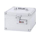 Maxbell Combination Lock Box 6.30x6.30x4.53inch Lock Box for Passports Money Realtor