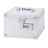Maxbell Combination Lock Box 6.30x6.30x4.53inch Lock Box for Passports Money Realtor