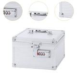 Maxbell Combination Lock Box 6.30x6.30x4.53inch Lock Box for Passports Money Realtor