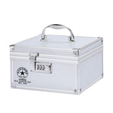 Maxbell Combination Lock Box Multi Grids 6.30x6.30x4.53inch for Money Small Business 9 grids