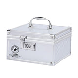 Maxbell Combination Lock Box Multi Grids 6.30x6.30x4.53inch for Money Small Business 9 grids