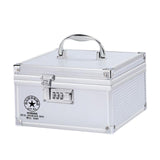 Maxbell Combination Lock Box Multi Grids 6.30x6.30x4.53inch for Money Small Business 9 grids