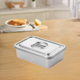 Maxbell Covered Cake Pan Rectangular DIY Baking Pan Cookie Pan for Brownie Pastries 23cmx15.5cm
