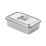 Maxbell Covered Cake Pan Rectangular DIY Baking Pan Cookie Pan for Brownie Pastries 23cmx15.5cm