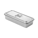 Maxbell Covered Cake Pan Rectangular DIY Baking Pan Cookie Pan for Brownie Pastries 34cmx15.5cm