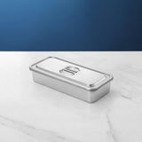 Maxbell Covered Cake Pan Rectangular DIY Baking Pan Cookie Pan for Brownie Pastries 34cmx15.5cm