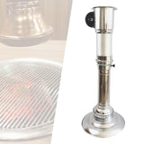 Maxbell Barbecue Smoke Exhaust Pipe Exhaust Equipment Barbecue Telescopic Smoke Vent 30cm Hood
