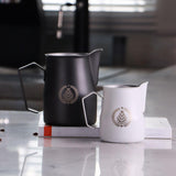 Maxbell Creamer Frothing Jug 750ml Milk Frothing Pitcher for Home Kitchen DIY Coffee black
