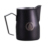Maxbell Creamer Frothing Jug 750ml Milk Frothing Pitcher for Home Kitchen DIY Coffee black