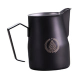 Maxbell Creamer Frothing Jug 750ml Milk Frothing Pitcher for Home Kitchen DIY Coffee black