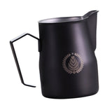 Maxbell Creamer Frothing Jug 750ml Milk Frothing Pitcher for Home Kitchen DIY Coffee black