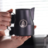 Maxbell Creamer Frothing Jug 750ml Milk Frothing Pitcher for Home Kitchen DIY Coffee black