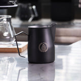 Maxbell Creamer Frothing Jug 750ml Milk Frothing Pitcher for Home Kitchen DIY Coffee black