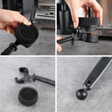 Maxbell Espresso Machine Brush Silicone Coffee Machine Cleaner for Baristas Home 58MM