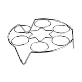 Maxbell Egg Cooking Rack Kitchen Gadget Cooking Gadget Breakfast Cooking Rack Holder Short Foot