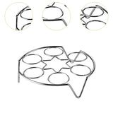 Maxbell Egg Cooking Rack Kitchen Gadget Cooking Gadget Breakfast Cooking Rack Holder Short Foot