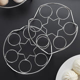 Maxbell Egg Cooking Rack Kitchen Gadget Cooking Gadget Breakfast Cooking Rack Holder Short Foot