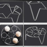 Maxbell Egg Cooking Rack Kitchen Gadget Cooking Gadget Breakfast Cooking Rack Holder Short Foot