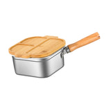 Maxbell Mini Deep Fryer Pot Stainless Steel Cooking Pot for Vegetables Fries Chicken