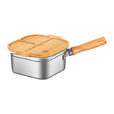 Maxbell Mini Deep Fryer Pot Stainless Steel Cooking Pot for Vegetables Fries Chicken