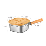 Maxbell Mini Deep Fryer Pot Stainless Steel Cooking Pot for Vegetables Fries Chicken