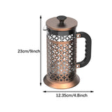 Maxbell Press Coffee Maker 1000ml with Filter Coffee Pot for Home Cafe Travel