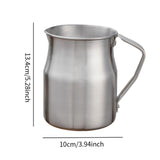 Maxbell Milk Frothing Pitcher Aluminum Coffee Milk Cup for Latte Art Shop Cappuccino 1L