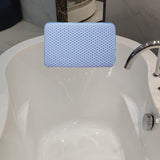 Maxbell Bath Pillow Ergonomic Bathtub Pillow for Freestanding Bathtubs Tub Blue