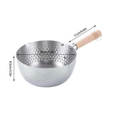 Maxbell Nonstick Saucepan Thick Cookware Small Milk Pot for Teahouse Home Use Hiking 20cm