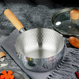Maxbell Nonstick Saucepan Thick Cookware Small Milk Pot for Teahouse Home Use Hiking 20cm