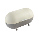 Maxbell Metal Bread Box Countertop Pastry Kitchen Storage for Home Countertop Donuts grey