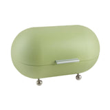 Maxbell Metal Bread Box Countertop Pastry Kitchen Storage for Home Countertop Donuts green