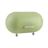 Maxbell Metal Bread Box Countertop Pastry Kitchen Storage for Home Countertop Donuts green